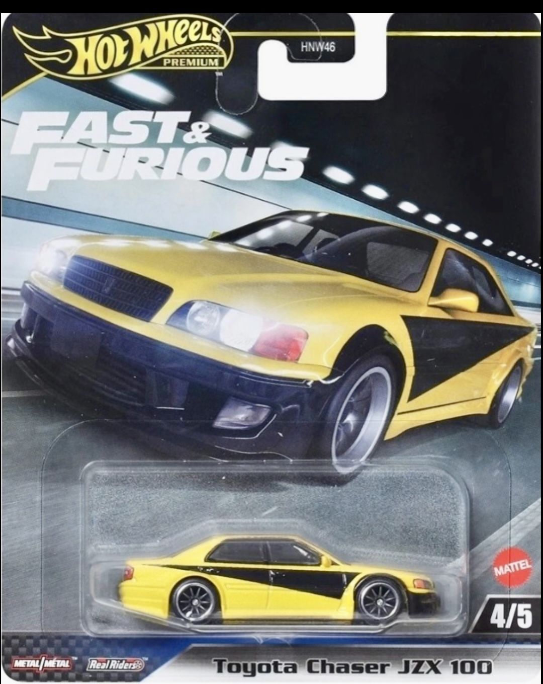 2025 Hot Wheels Premium Fast & Furious Toyota Chaser JZX 100 - Yellow