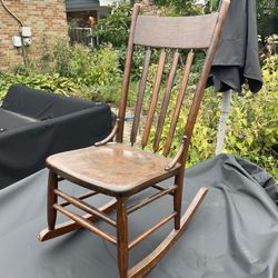 Geo Spratt And Co Antique Child’s Rocking Chair