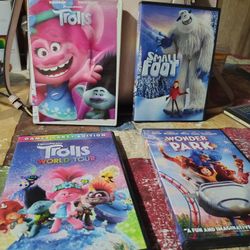 Trolls and DreamWorks Family Movie Bundle 