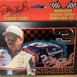 NASCAR Dale Earnhardt 2 Deck Playing Card In Tin