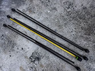 Set Of Curtain Matte Bronze Rods w/Acorn Final