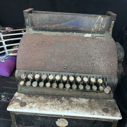 Vintage 1(contact info removed) Cash Register 