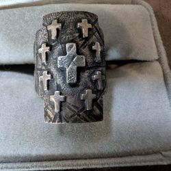 Family Of Crosses Vintage Navajo Ring