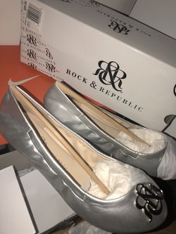 Rock & Republic silver flats