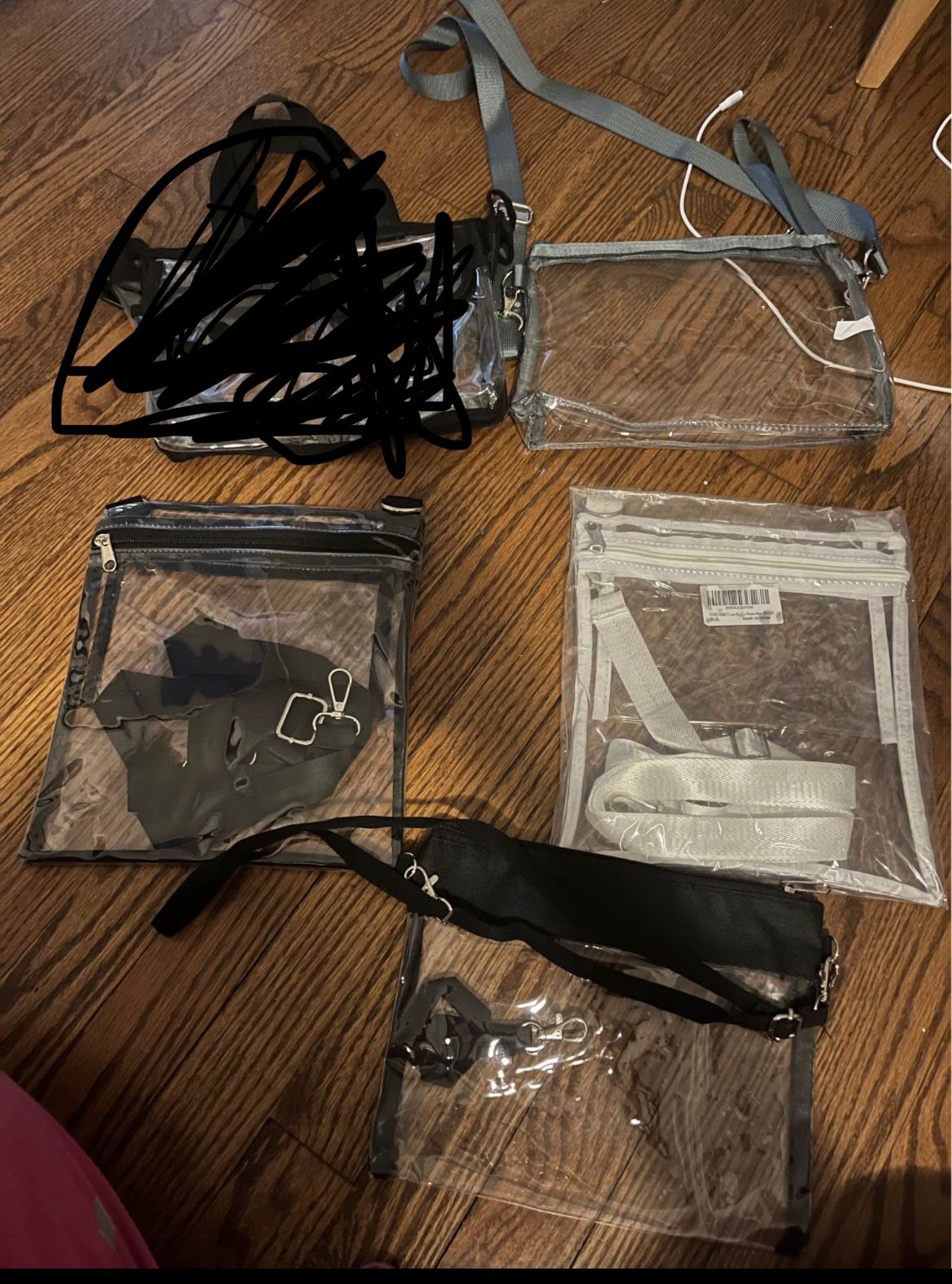 Clear Bags Purse For Concert Or Work $6 Each