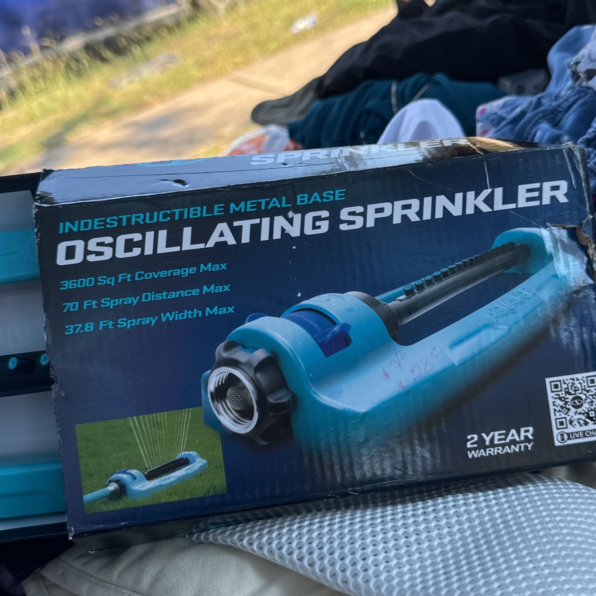 Aquajoe Oscillating Sprinkler NEW -$10 OBO