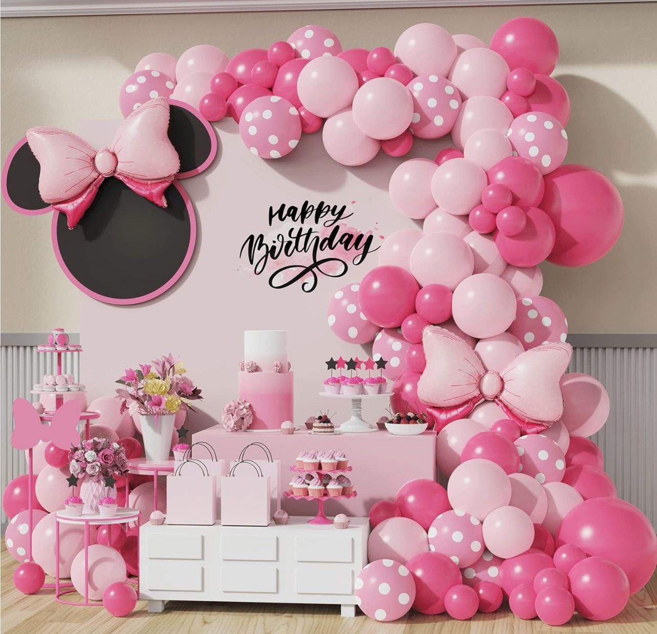Minnie Balloon Arch Kit