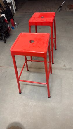 Metal Bar Stools  - Like New