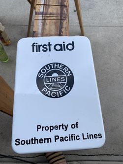 Vintage Union Pacific first aid kit