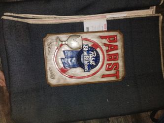 Vintage Pabst Blue Ribbon Sign Made Of Porcelain
