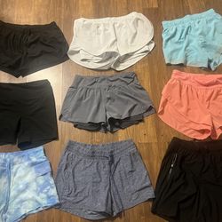 Exercise Shores all are size medium $5 and $7
