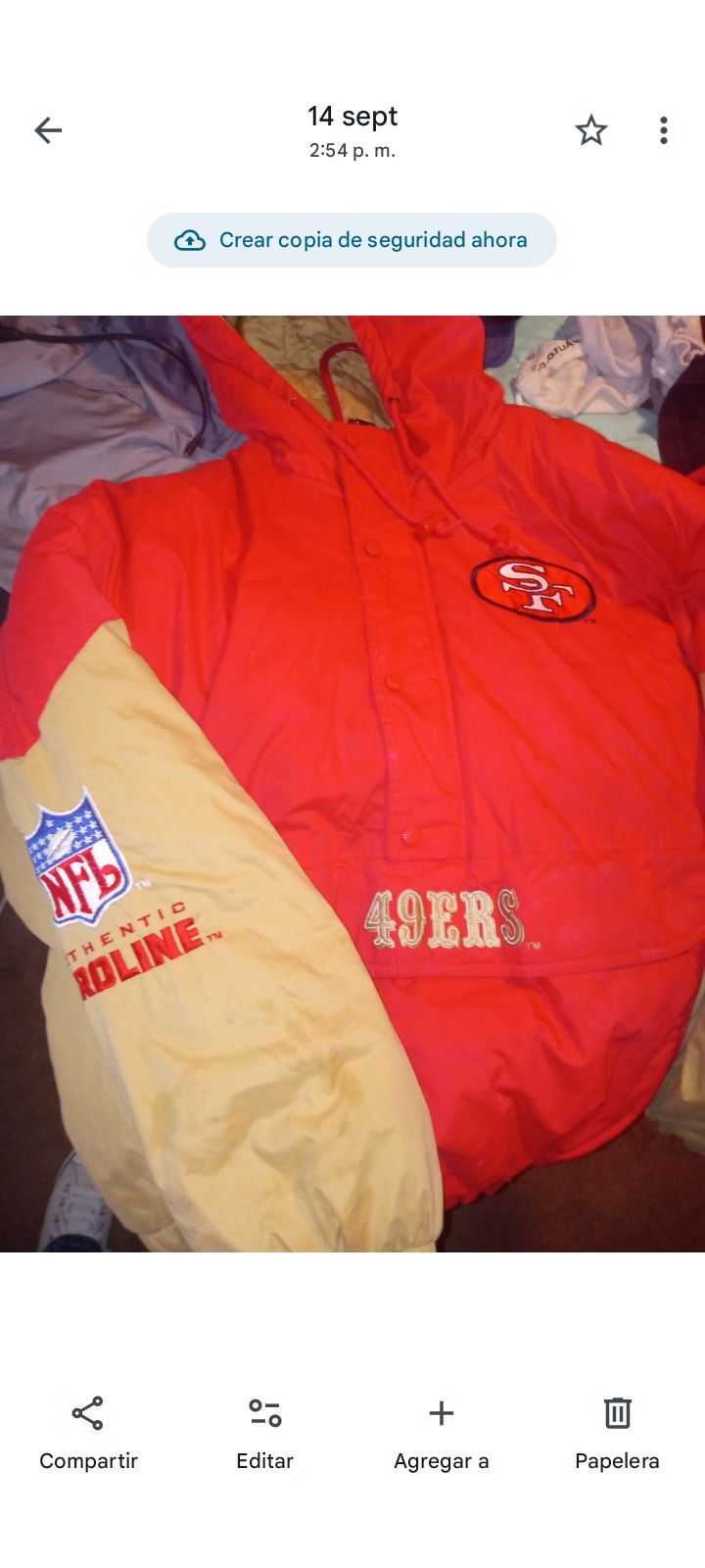 Sweters NFL ORIGINAL 49rs.Nice Size XL