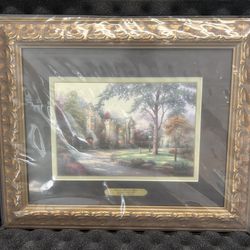Thomas Kinkade Framed Beyond Summer Gate 17.5” X 14.5” 2004 New