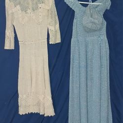 2 Ventage  Hand  Made  Dresses 