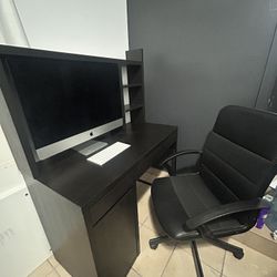 Computer Desk Shelf And Computer Chair