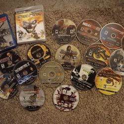 Playstation 2 Games W/out Cases 
