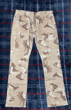 Hyper Denim Beige Camo  cargo Jeans size 34