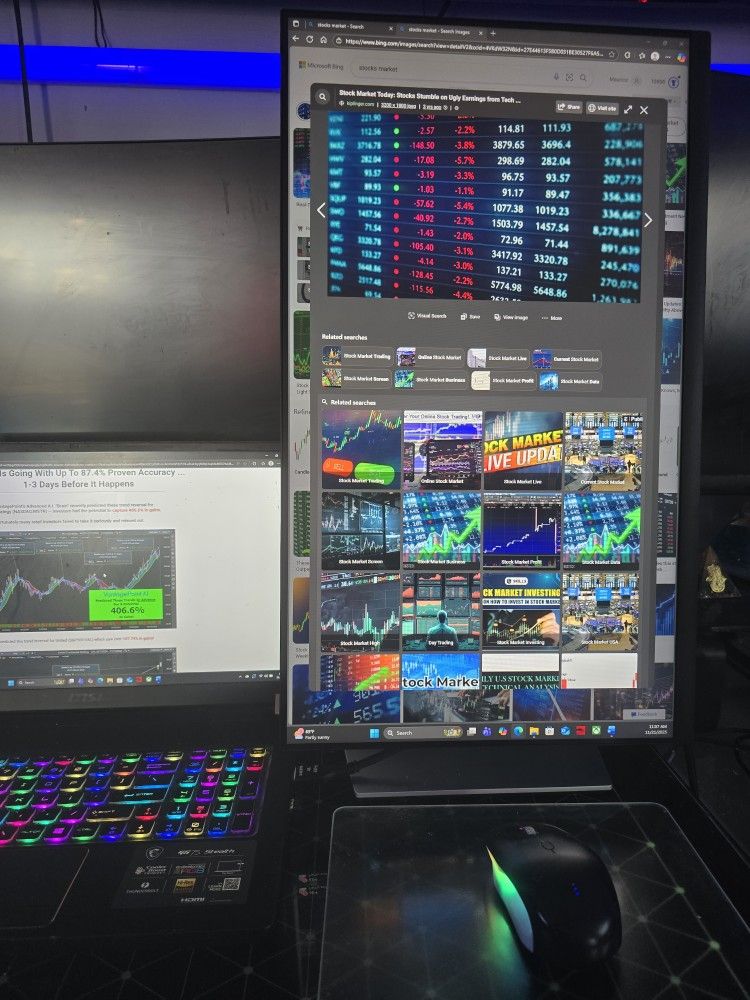 Two 24 Inch Monitors