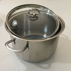 10” Chantal Cooking Pot And Glass Lid