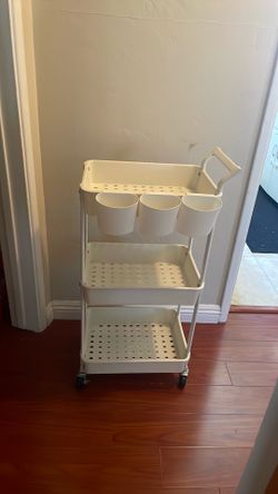 Rolling cart with extra compartments