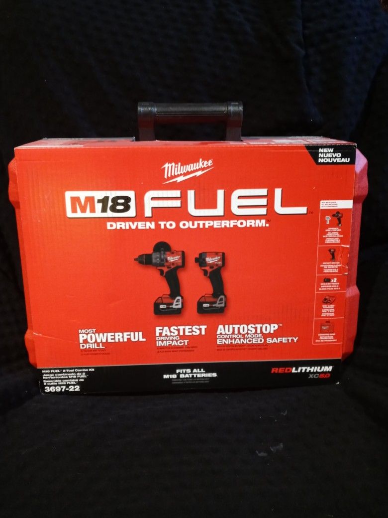 MILWAUKEE M18 FUEL 2 TOOL COMBO KIT $350