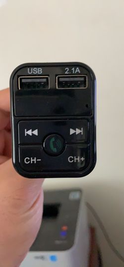 Wireless Bluetooth Car kit handsfree talk MP3 player fm transmitter dual car charger