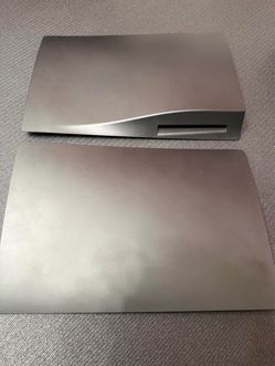 Black PS5 Plates