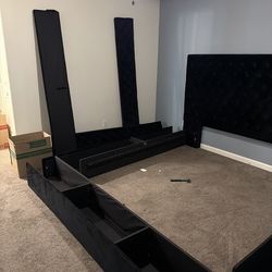 King Bed with Storage
