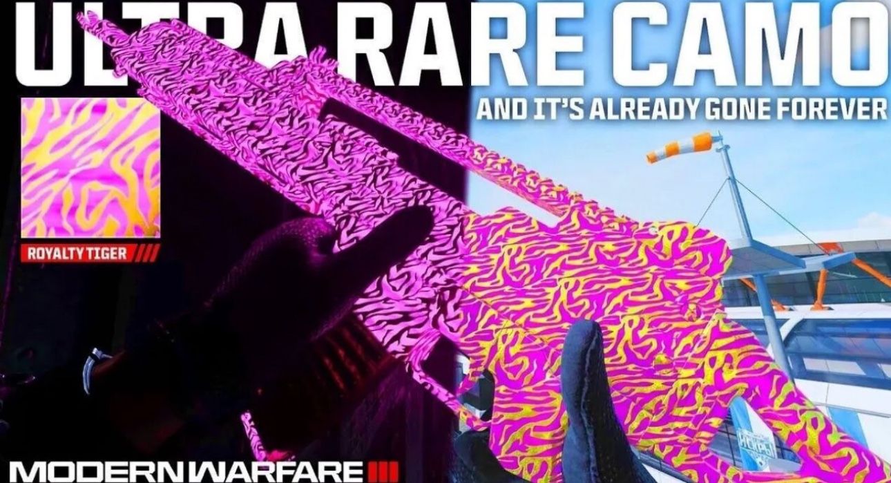 CoD Modern Warfare 3 Royalty Tiger Camo Skin