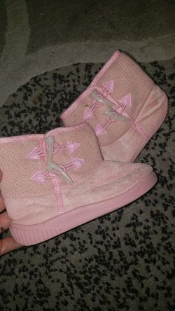 Pink boots toddler size 5