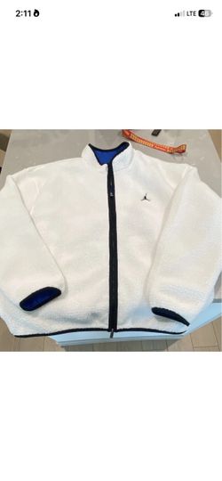 BNWT Jordan Sherpa Fleece Full 2-Way Zip size XL
