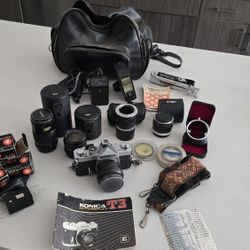 Konica Autoreflex T3 SLR Camera 