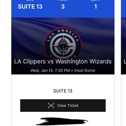 Washington Wizards at Los Angeles Clippers Wednesday January 14 