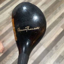 Vintage Spalding Jimmy Thompson Wooden Golf Clubs