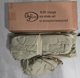 16.5ft triangle sun shade sail