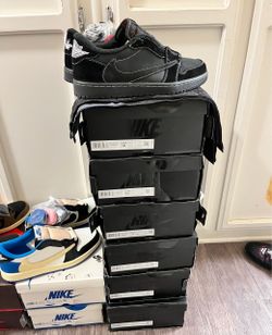 Nike Air Jordan 1 Low x Travis Scott Black Phantom