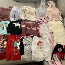 Large Lot of Girls Size 7/8 Fall/winter Clothes