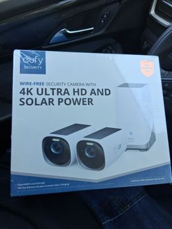 Eufy 4k ultra HD solar power