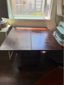 Vintage foldable card table