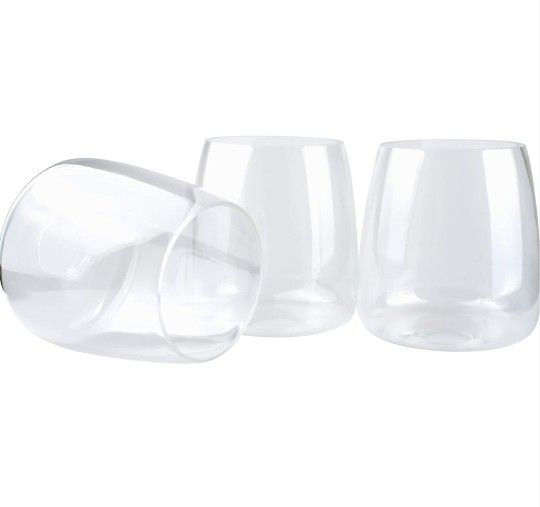 3843: [E3] Brand New Kira Home Stella 6" Glass Shades, Clear Replacement Glass, 1-5/8" Fitter Opening for Threaded Medium Base Socket, 6" x 6", 3-Pack