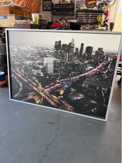 Large DTLA framed picture 55x40