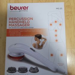 Beurer Percussion Handheld Massager - White