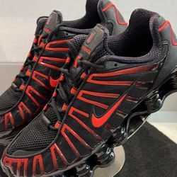 NIKE SHOX TL “BLACK LIGHT CRIMSON”