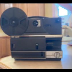 Bell & Howell film projector, which can project both Super 8 and Standard 8mm