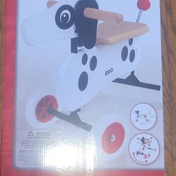 Wooden Dog For Kids To Ride