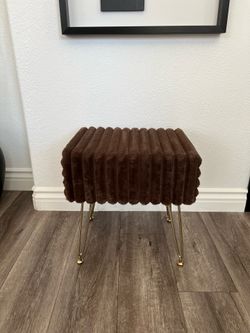 Brown ottoman