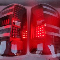 14-19 Chevrolet Silverado LED Taillights Luces Traseras Micas Faros Focos Faroles