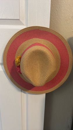 Sun Hat – Multicolor Straw Orange,"