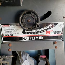 Craftsman 8" Table Saw 80.00