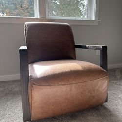  Leather Accent Chair – Excellent Condition